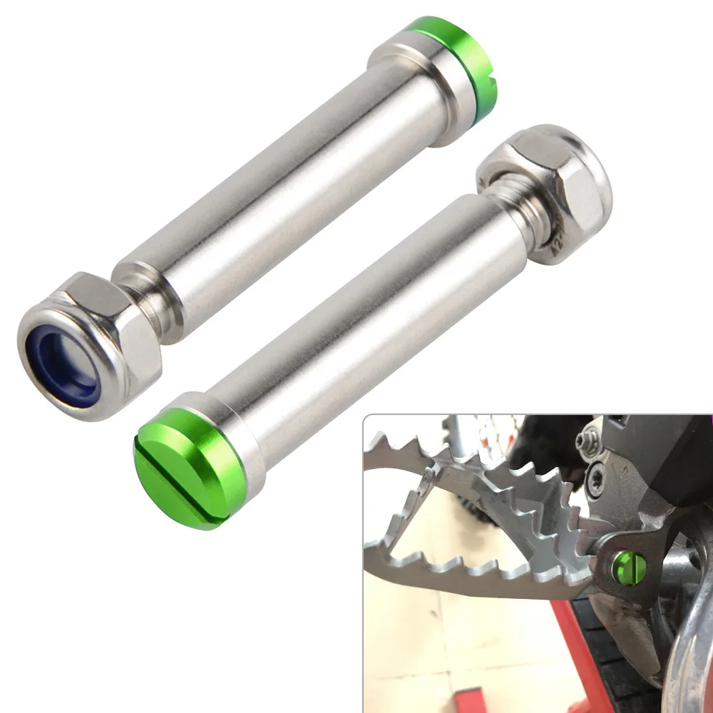 Подножка для ног шпильки из нержавеющей стали для kawasaki KX250- KX250F 09-18 KX450- KX450F 2009