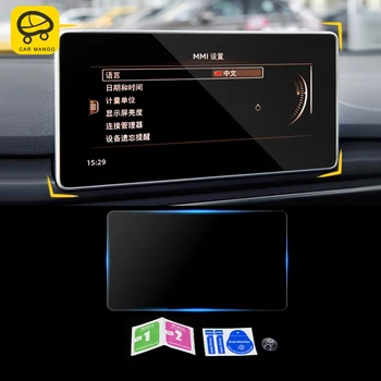 

CarManGo Car Navigation Dashboard Monitor Screen Protector Glass Film Trim Sticker Accessories for Audi A4 A5 S4 S5 B9 2017-2020