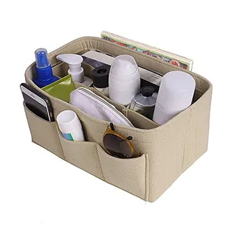 

Make up Organizer Insert Bag For Handbag, Travel Inner Purse Portable Cosmetic Bag, Fit Cosmetic Bags Fit Speedy Neverfull