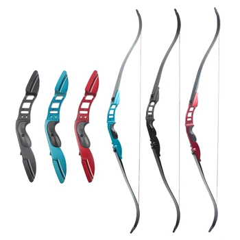 

17 inches Riser And 58 Inches 25-50 Lbs American Hunting Bow Recurve Bow For Competition Archery Hunting Shooting