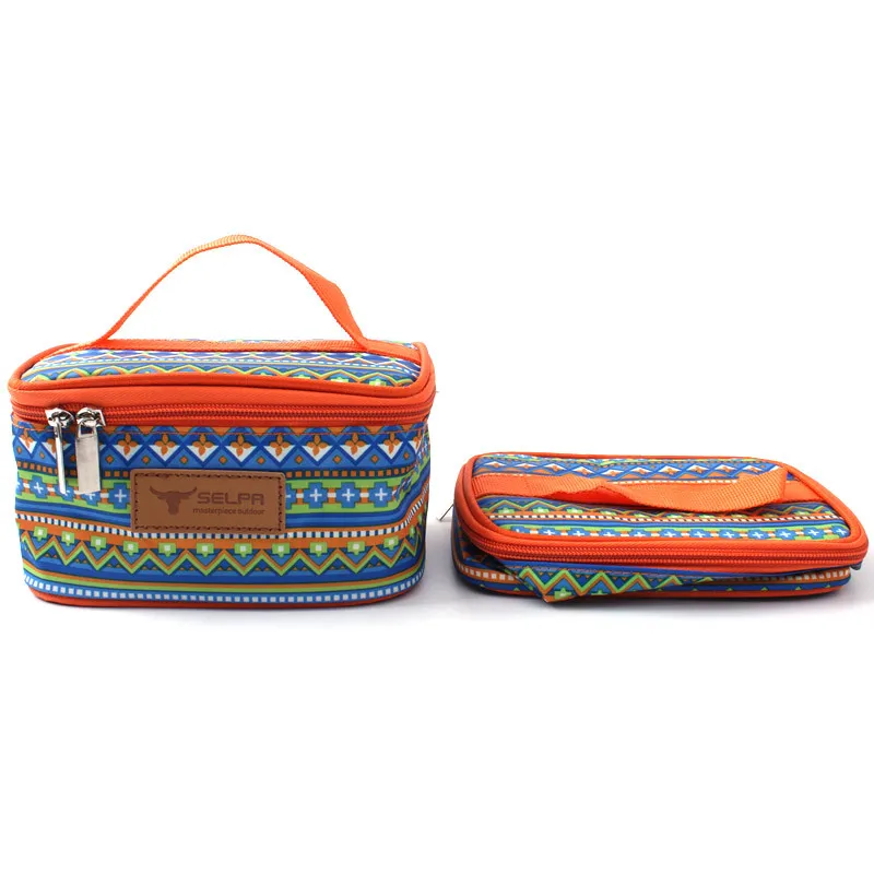 Outdoor camping cooking seasoning pick up bag waterproof bottle hand makeup water proof picnic basket food large tote insulated