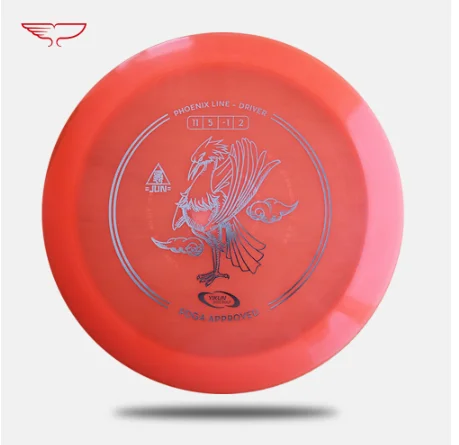 YIKUN диски PDGA одобренный диск Гольф диск драйвер JUN - Цвет: Phoneix-Line Red