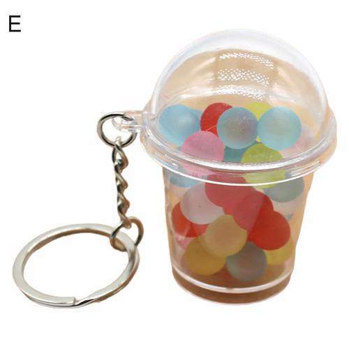 Snacks Popcorn Candy Cup Keychain Student Couple Bag Decor Pendant