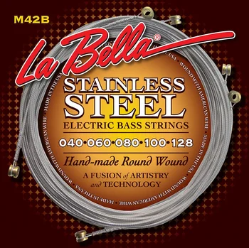 

M42-b string kit for 5 string bass guitar, stainless steel, 40-128, La Bella
