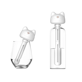 

Portable Mini Cat Humidifier Detachable Adorable Pet USB Aroma Diffuser for Home Car Office Hotel Travel Humidificador Fogger Wh