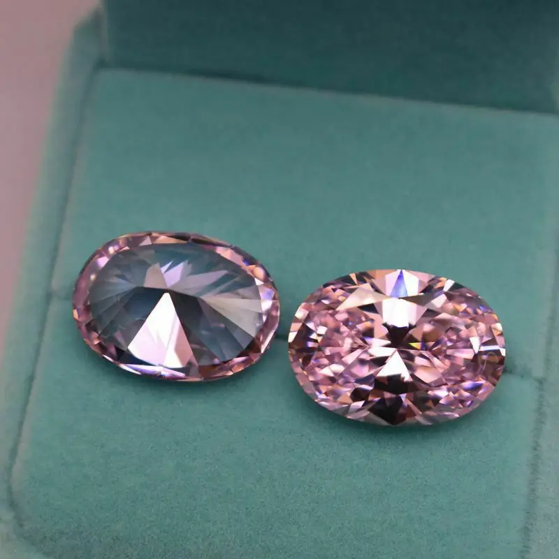 Loose Gemstones Unheated 56.58ct VVS Pink Zircon 18X25mm Oval Cut AAAA+