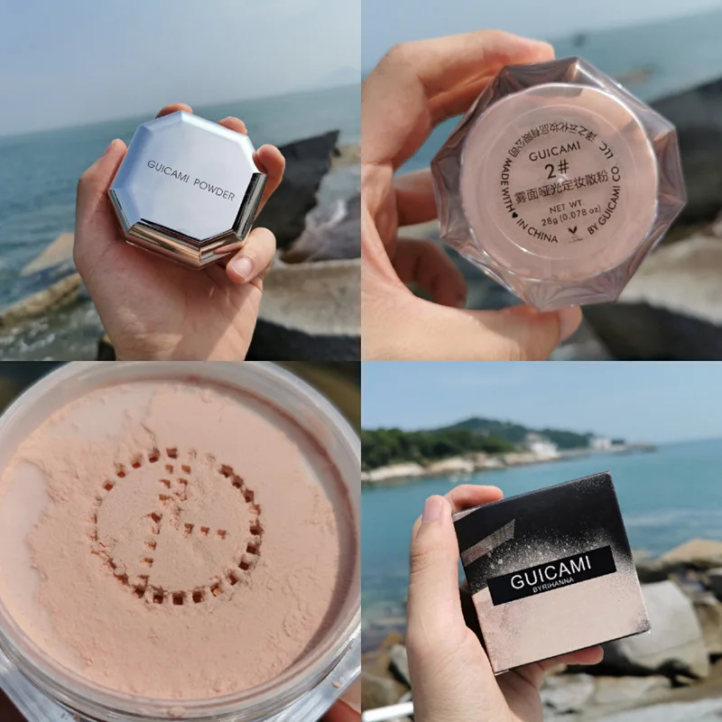 Косметическая пудра Rihanna Beauty для мгновенной ретушировки лица Diamond Pro матовая