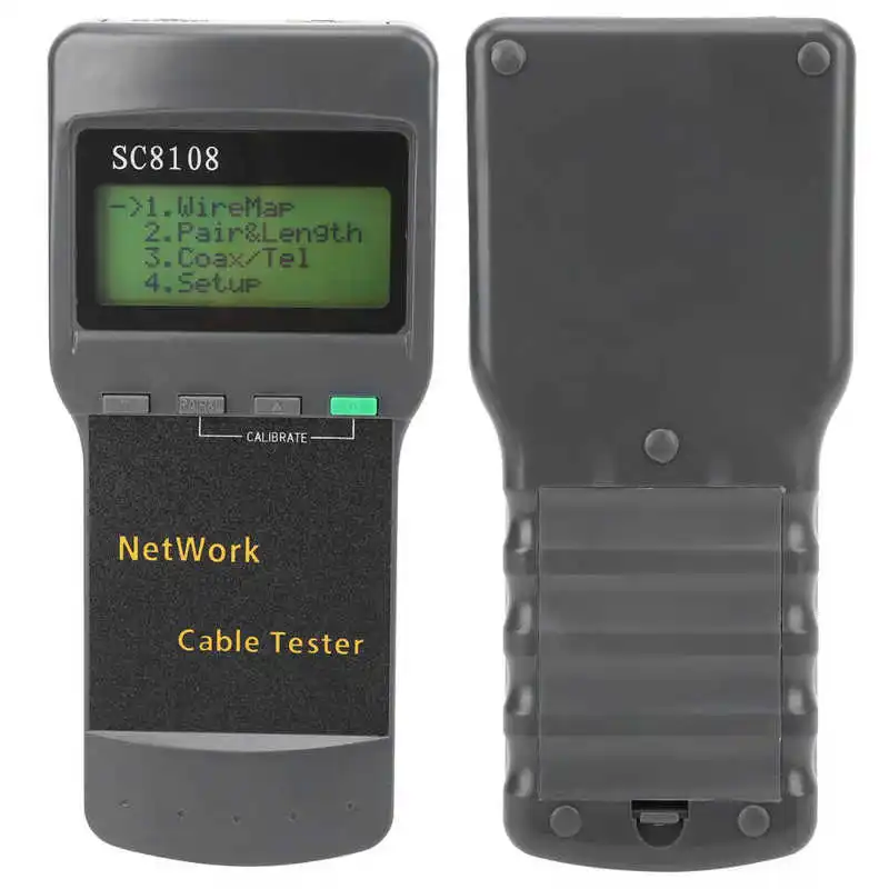 

SC-8108 Internet Cable Checker RJ45 Internet Continuity Tester for Telecommunication Projects Wire Circuit Breaker Finders