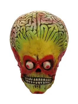 

Halloween Horror Mask Natural Latex Realistic Full Head Alien Mask Performance Prop for Dress Party