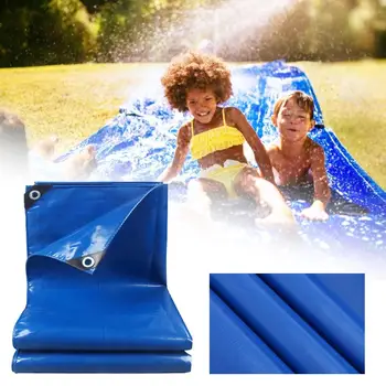 

Outdoor Double Water Slide Extra Thick Heavy PVC Water Slide Crash Pad For Children Lawn Game