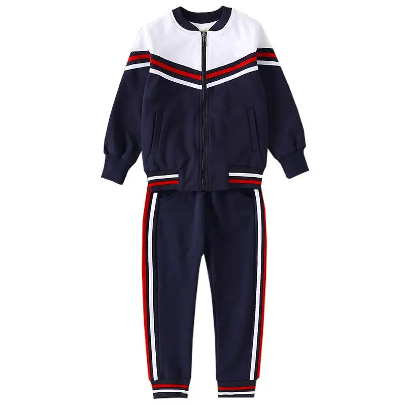 Family Tracksuit Mother Daughter Match Suits Parent-child Clothing Set Kids Dad Mom Coat+ Pants Sports Wear Outfits