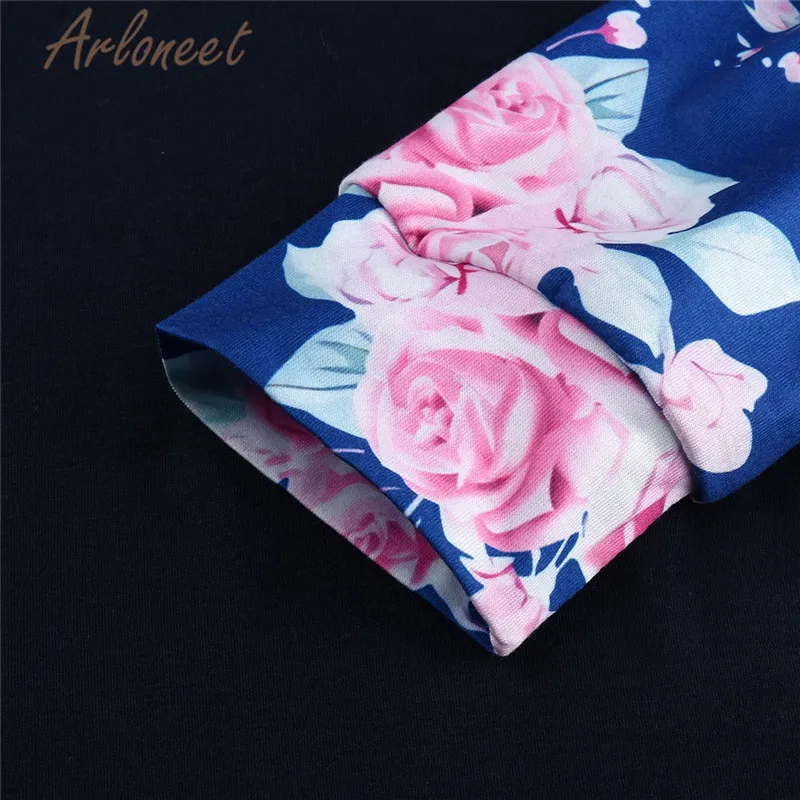 Одежда arloneet, Женская толстовка с капюшоном, топы для беременных, цветочный принт, свитер для кормления, длинный рукав, зимняя одежда для беременных