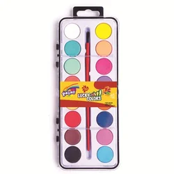 12-color Solid Watercolor Paint Beginner Tool Starter Set Student Painting Art Hand-painted Portable Painting Supplies Pigment