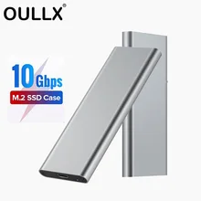 OULLX PCIE M.2 NVME USB SSD корпус M ключ Тип C USB 3,1 SSD чехол алюминиевый 10 Гбит/с внешний корпус жесткий диск внешний