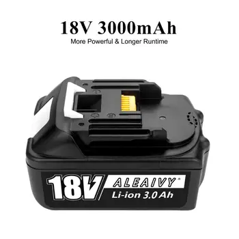 

Original For Makita 18V 3000mAh 3.0Ah Rechargeable Power Tools Battery with LED Li-ion Replacement LXT BL1860B BL1860 BL1850