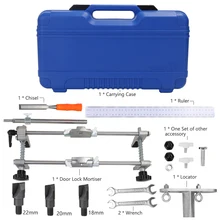 Многофункциональный Профессиональный слесарный деревообрабатывающий дверной замок набор для долбежного станка отверстие пилы открывалка Intallation Mortising набор