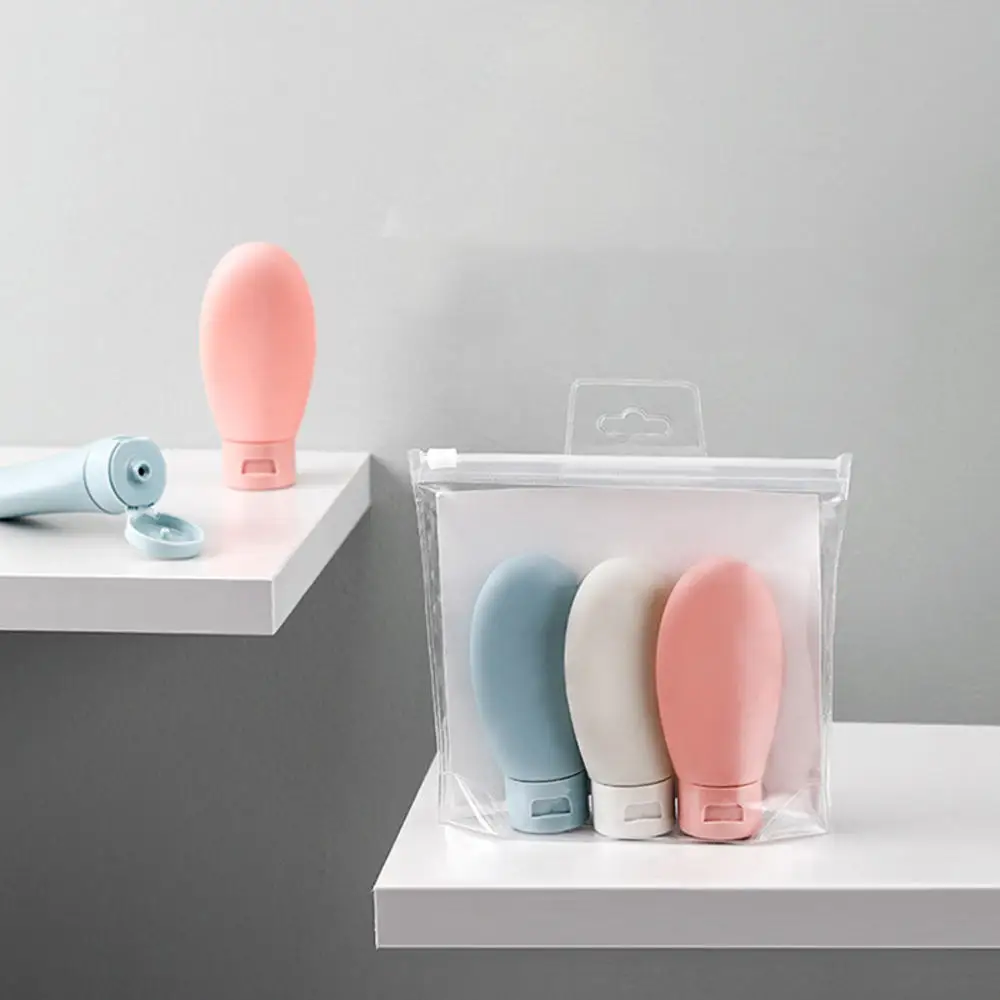 

3Pcs/Set 60ML Nordic Style Soap Dispenser Travel Refillable Bottle Kit Portable Essence Shampoo Shower Gel Bottles Container