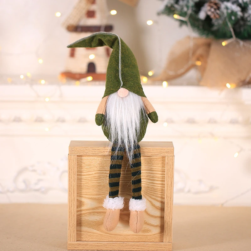 

1 pcs Santa Claus Christmas Pendant Doll Ornament Door Gift Christmas Tree Decoration Party Kids Gift Toys