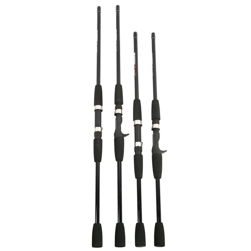 

1.8M 2.1M Spinning Fishing Rod Glass Fiber Power Hand Fishing Pole Detachable 3 Section Casting Rod Spinning Fishing Accessories