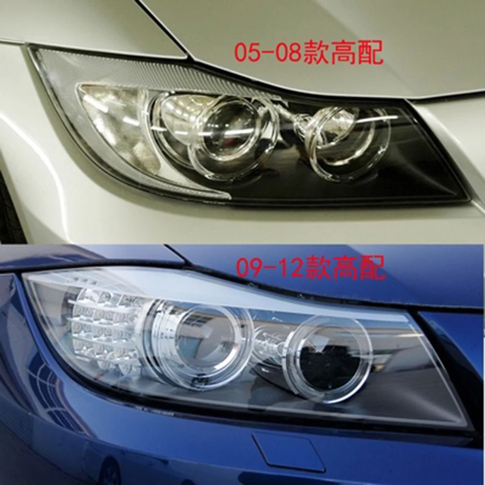 Car Headlight Cover Transparent Lampshade Lamp Glass Lens Shell For BMW 3 Series E90 E91 318 320 325 328 335 2005~2012 Xenon