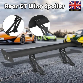 

45x110cm Universal Car Spoiler Rear Tuning Car Sedan GT Wing Racing Spoiler Spoiler Trunk Cover Racing Spoiler Wings
