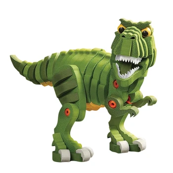 

Eva Foam Building Blocks Toys Early Childhood Education Parent-Child Interaction Creative Assembling Tyrannosaurus Model