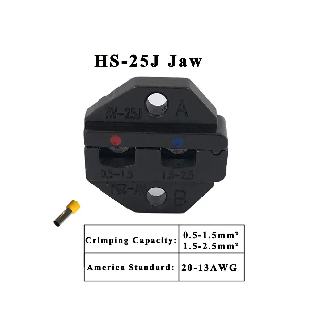 Обжимные клещи для Щековой 230 мм плоскогубцы вилка весной и Обжимные клеммы крышки HS-02H HS-05H HS-03BC HS-10WF высокая твердость челюсти инструмент - Цвет: HS-25J