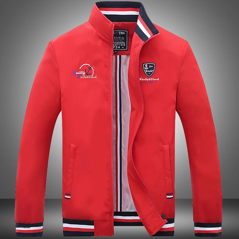 Newest Brand Clothing Spring/Winter men Slim Fit Top quality Mens Jackets M-4XL Casual Outerwear Newest shark Jacket