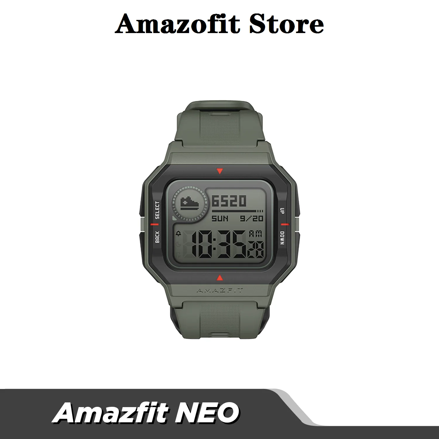  Amazfit Neo Digital Watch 1.2 Inch STN Display BLE 5.0 Life Waterproof 160MAH Long Battery Life Bluetooth 5.0 For Android IOS 