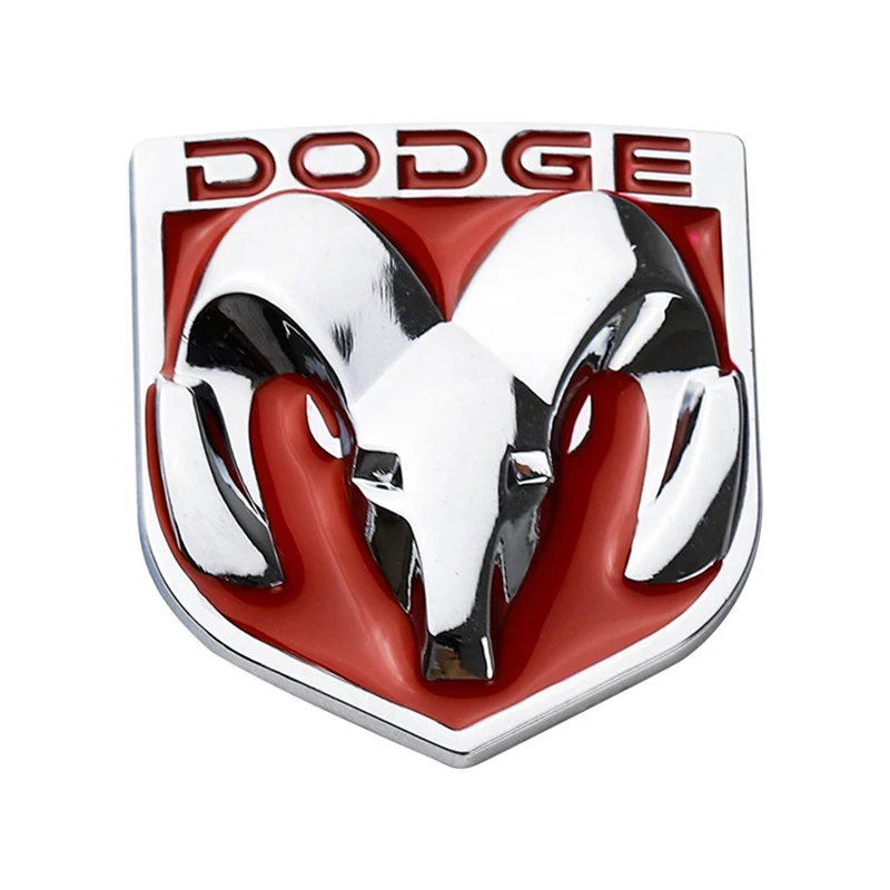 Автомобильная 3D металлическая эмблема, значок, логотип, наклейка для Dodge Challenger caliber journey ram 1500 nitro, наклейки на багажник автомобиля, аксессуары