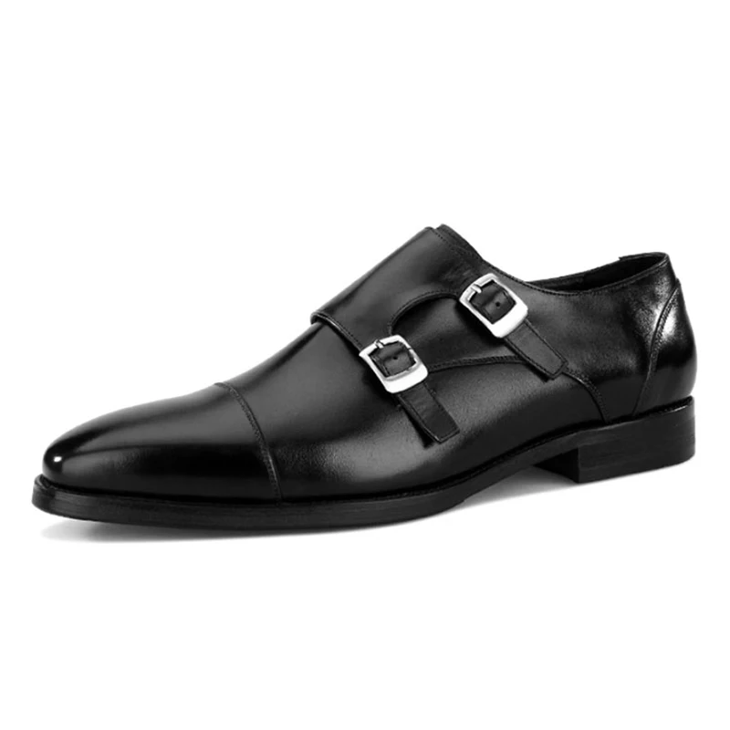 Wincheer/OEM поставка; модные мужские кожаные туфли ручной работы с ремешком в европейском стиле; Мужские модельные туфли итальянских брендов; Роскошная обувь