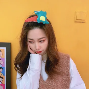 

1PC Lovely Dinosaur Hairpins Headwear for Women Girls Cartoon Plush Hair Clips Pins Barrette Hair Accessories