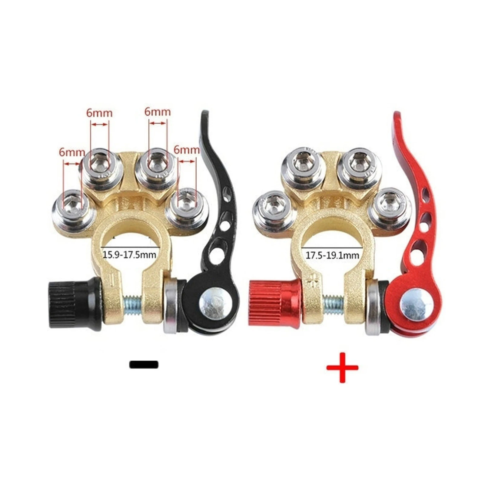 2Pcs Car RV Quick Release Battery Disconnect Terminals Clamps Connectors Parts 2Pcs Car RV Quick Release Battery Disconnect Terminals Clamps Connectors Parts