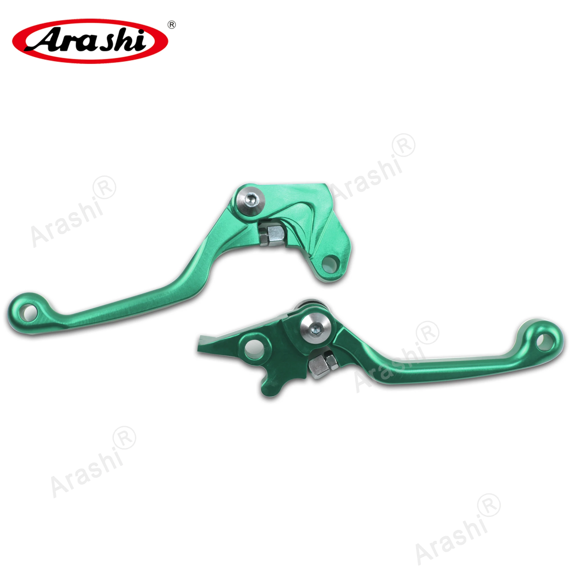 Green Arashi 2 шт. CNC тормозные рычаги сцепления для HONDA XR 250 XR250 TORNADO XRE300 Сокол сцепление кроссового мотоцикла рычаг аксессуары для мотокросса - Цвет: Green