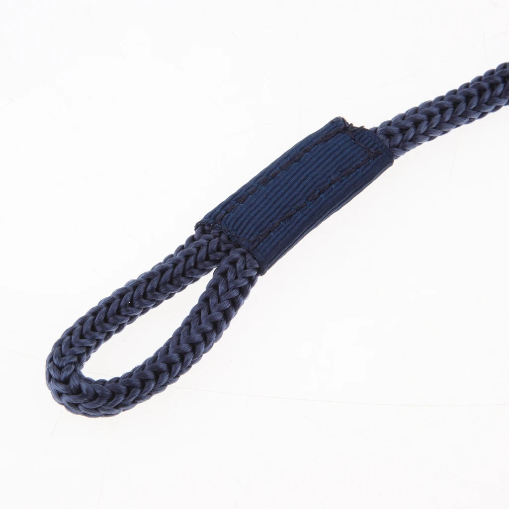 

Premium Double Braid Boat FENDER LINES Marine Docking Rope Blue 1/4"x5'
