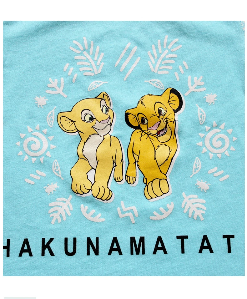 Disney Lion King/детская одежда новая футболка летние повседневные топы с короткими рукавами для мальчиков, Детская футболка