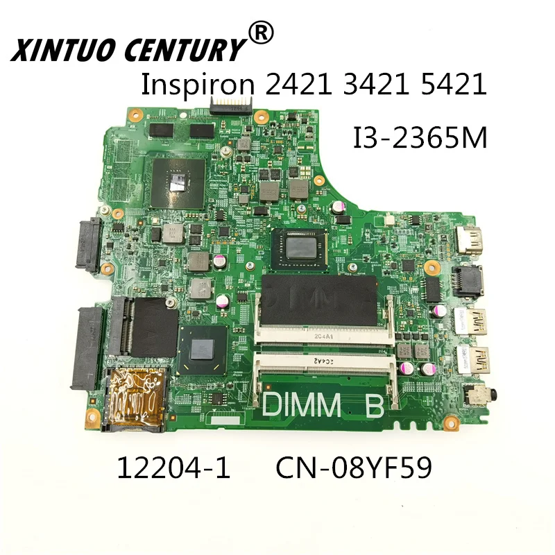 CN-08YF59 08YF59 8YF59 для DELL INSPIRON 2421 3421 5421 Ноутбук Материнская плата материнская 12204-1 i3-2365M