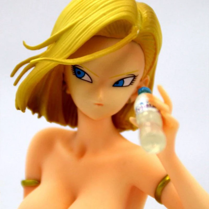 1/6 дБ девочки смолы фигурка Android 18 сидя postur пить воду Ver GK взрослых голая модель