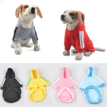 

XS-XXL Autumn Winter Warm Pet clothes cotton puppy dogs coat winter For Teddy Chihuahua Four Legs Animals