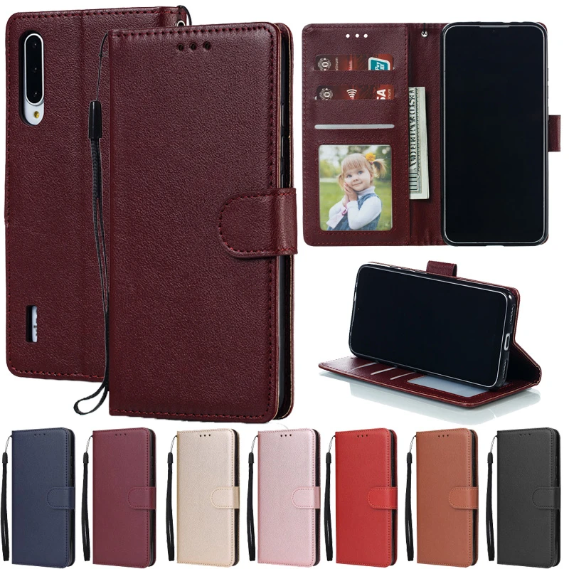 phone cases for xiaomi Bao Da Ví Da Lộn Cho Xiaomi Mi 9 10 Lite Note 10 Lite CC9 CC9E POCO F1 9T Pro a3 Lite A1 5X Redmi 7 8 9 Note 7 8 9 Bao xiaomi leather case hard