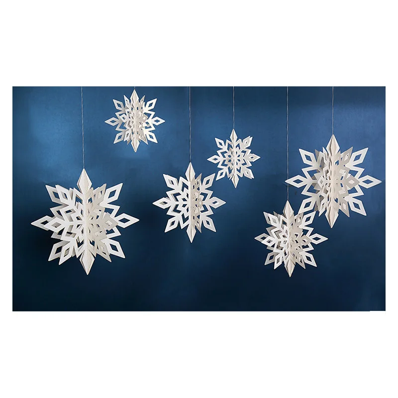 6 шт. Sentiu Floco De Neve Do Floco De Neve De Natal Festa De Natal Casamento Каса Декор Cena Diy Ornamento Decorao Do Partid