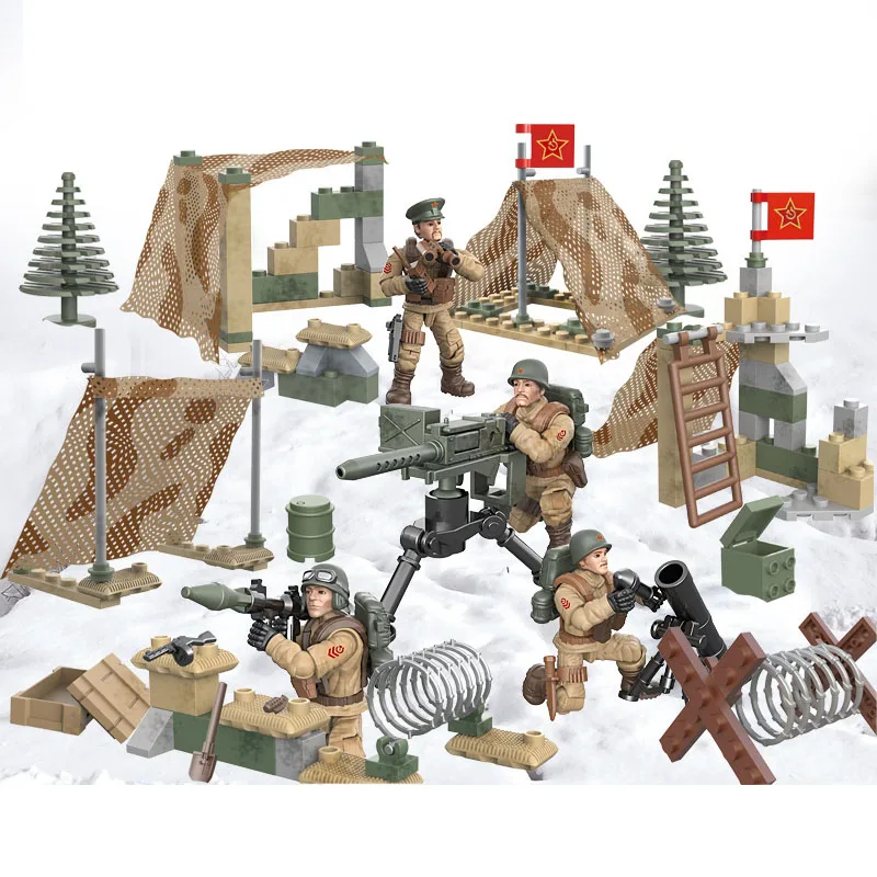 Конструктор военное оружие WW2 пистолеты серия спецназа модель MOC игрушки сделай