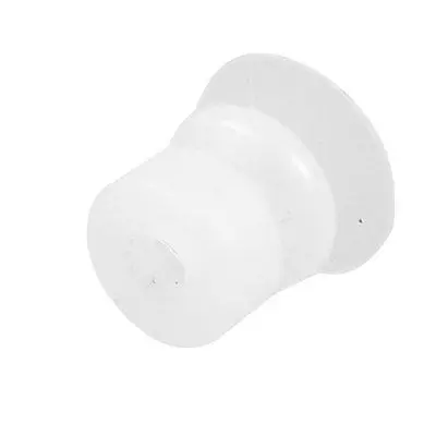 

15mm Outside Dia Silicone Water Resistance Vacuum Suction Cup Clear White