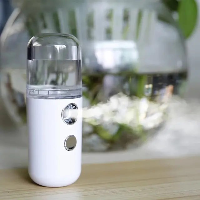 Kis Mini Hordozható Frissítés Usb Nano Spray Hidratáló Alkohol Nagy Kapacitású Permetező Párásító Finom Részecske Köd Néma