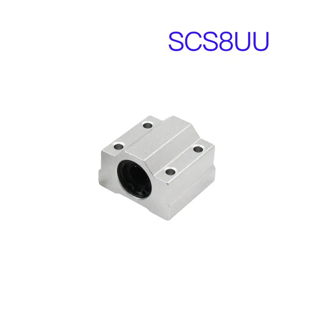 

SCS8LUU for 3D Printer Shafts Rod Printing Machine Parts Linear Motion Ball Bearing Block Slide Bushing CNC Router