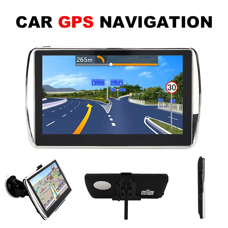 

Vehemo 7 Inches Car Navigator Vehicle Navigation Electronics Map for Photography GPS Navigator Universal Sensors