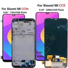 Для Xiaomi mi A3 lcd mi CC9 дисплей кодирующий преобразователь сенсорного экрана в сборе запасные части 6,0" для Xiao mi CC9e lcd