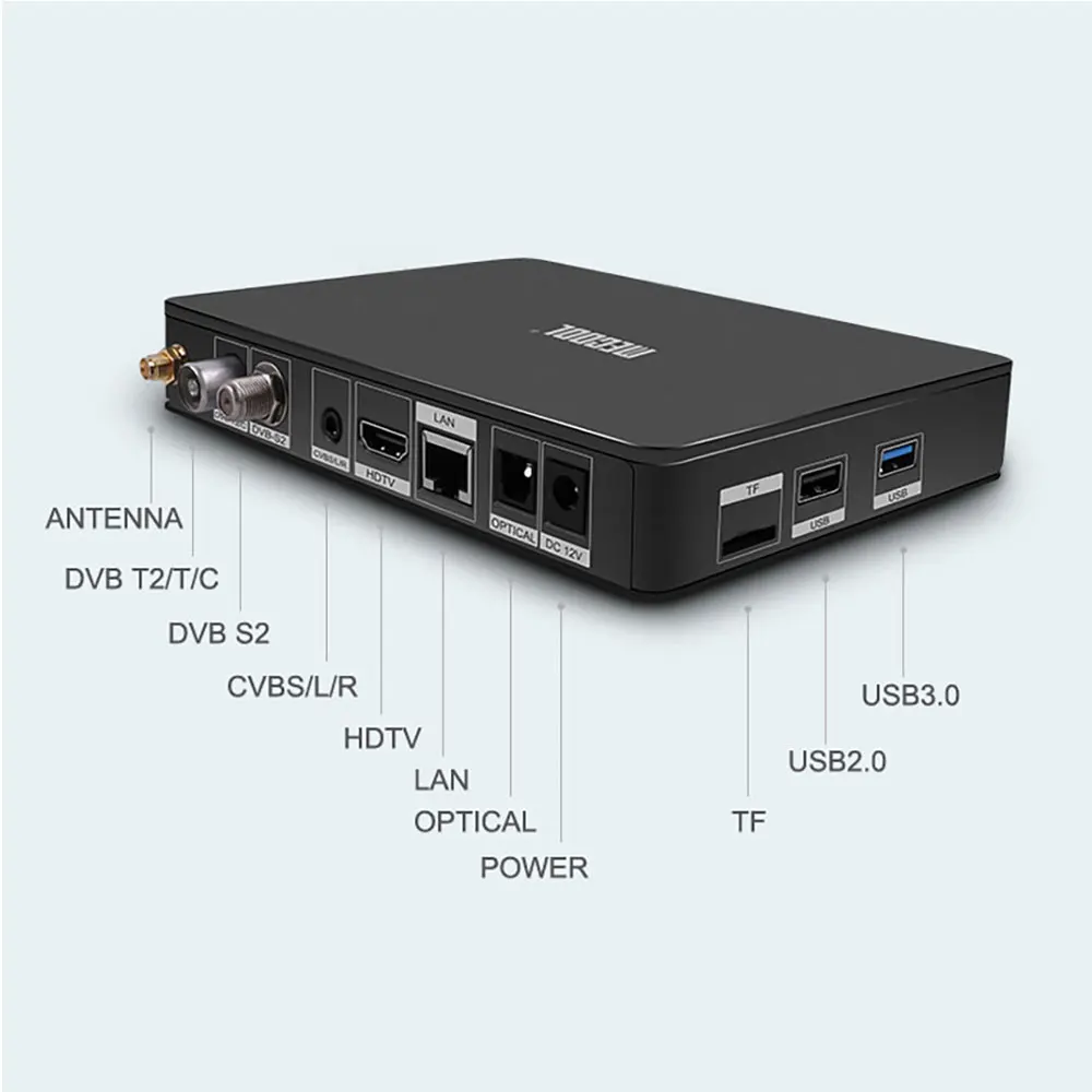 MECOOL K7 DVB S2/T2/TC tv box Amlogic S905X2 Android 9,0 smart tv box 4G LPDDR4 64G 4K 2,4G& 5GHz WiFi Bluetooth 1000M медиаплеер