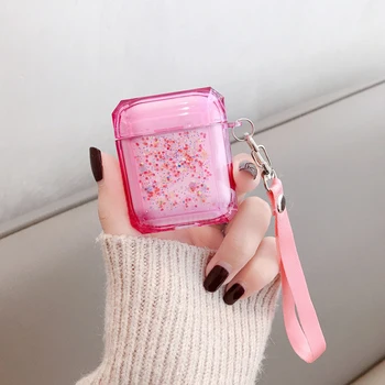 

Hard Drop Glue Case for Apple Airpods Pro Shockproof Glitter Cover for Apple AirPods Earphone Cases for Air Pods Protector Case