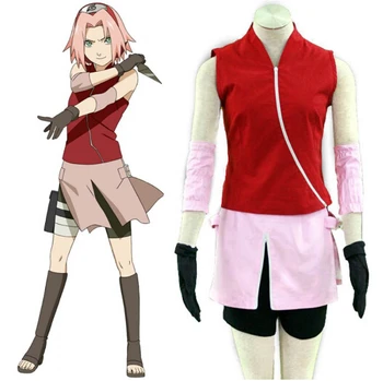 

Shippuden Naruto Sakura Haruno Cosplay Costume